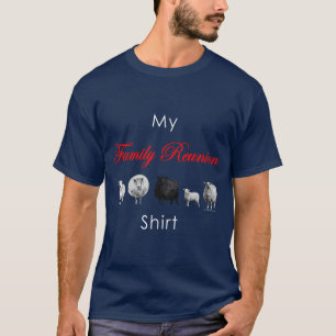 Camiseta Oveja de Reunión Familiar