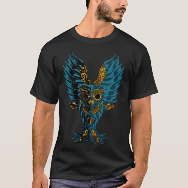 Camiseta Oveja de Steampunk geométrica, artística, sabio en (Anverso)