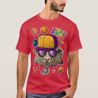 Camiseta Oveja De Vuelta A La Escuela Primer Día De La Escu