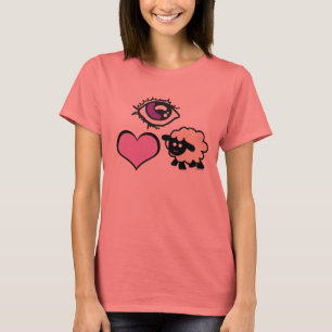 Camiseta Oveja del amor del ojo