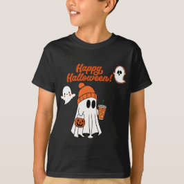 Camiseta Oveja En Calabaza Corta Oveja Feliz Halloween
