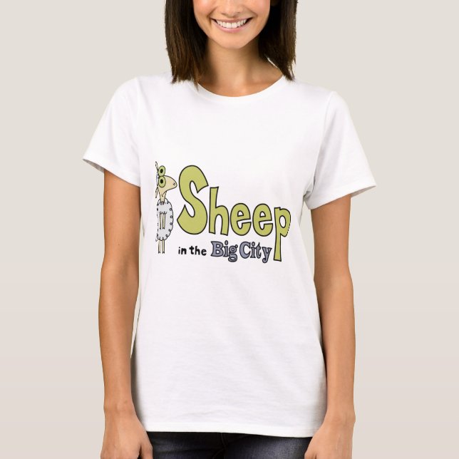 Camiseta Oveja en la Gran Ciudad (Anverso)