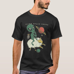 Camiseta oveja espacial alienígena