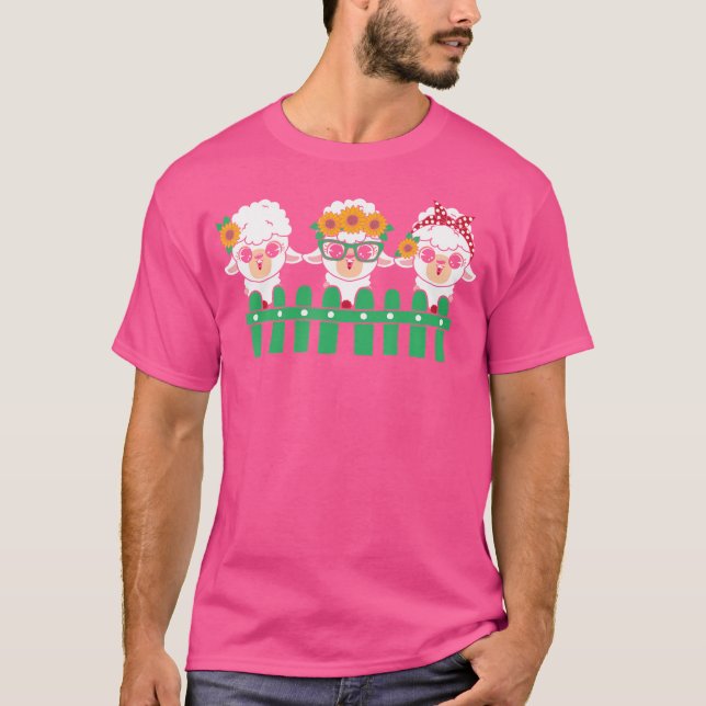 Camiseta Oveja Funny Motif Lamb Lamb Sheep (Anverso)