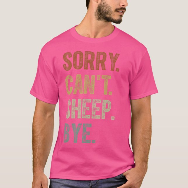 Camiseta Oveja Graciosa Perdón Por No Poder Llevar Adiós. (Anverso)