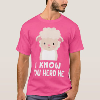 Camiseta Oveja Graciosa Que Sé Que Me Ha Herido A Una Oveja
