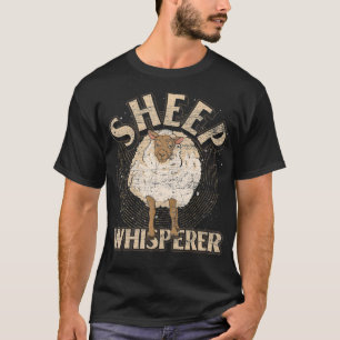 Camiseta Oveja Granja de Whisperer Lover Granjero Graciosa