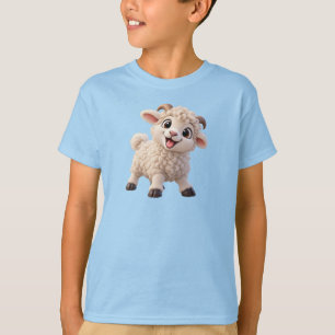 Camiseta Oveja islandesa adorable – Cordero nórdico esponjo