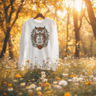 Camiseta Oveja marrón con diseño de flores