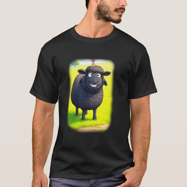 Camiseta Oveja Negra de la Fiesta (Anverso)