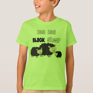 Camiseta Oveja negra diseña "oveja negra de Baa Baa"