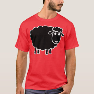 Camiseta Oveja negra graciosa Chiste sarcástico