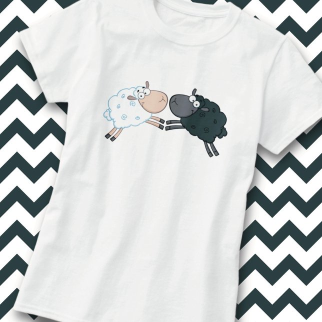 Camiseta Oveja Negra Oveja Blanca (Subido por el creador)