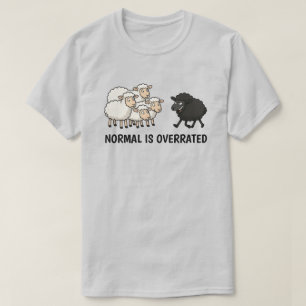 Camiseta Oveja Negra y Blanca Unisex