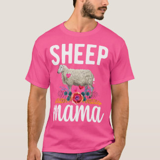 Camiseta Oveja Orgullosa Mamá Oveja Campesina Propietaria D