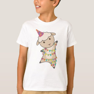 Camiseta Oveja Pennant Garland Fiesta Oveja Dulce Animales