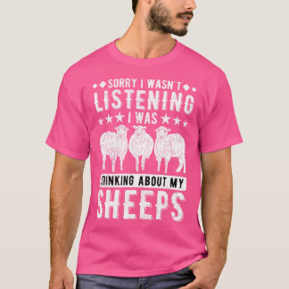 Camiseta Oveja Siento No Haber Escuchado Sobre Lo Que Pensa