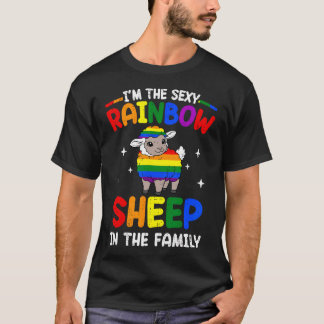 Camiseta Ovejas Arcoíris En Orgullo Lgbt Gay Lesbiana Famil