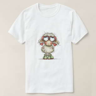 Camiseta Ovejas con diseño artístico conceptual