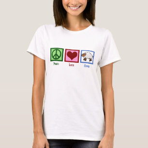 Camiseta Ovejas del amor de la paz