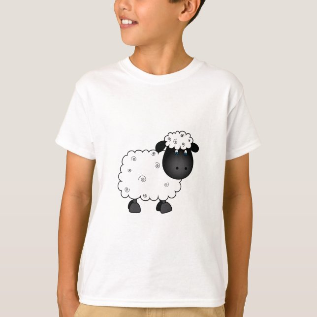 Camiseta Ovejas del bebé para la oveja (Anverso)