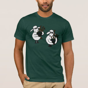 Camiseta Ovejas impresionantes del AU que tocan las gaitas