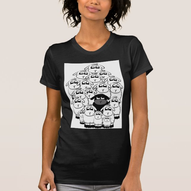 Camiseta Ovejas negras (Anverso)