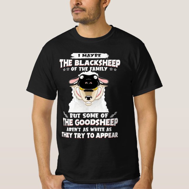 Camiseta ovejas negras de la cosecha familiar (Anverso)