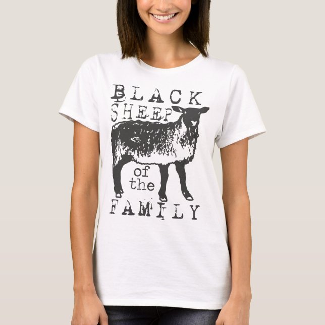 Camiseta Ovejas negras de la familia, Ovejas negras (Anverso)