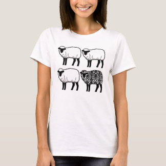 Camiseta Ovejas negras del damasco