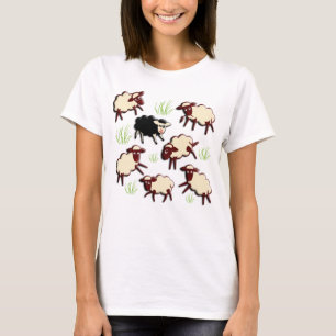 Camiseta Ovejas negras en el rebaño + tu espalda.