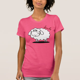 Camiseta Ovejas sonrientes divertidas
