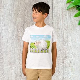 Camiseta Ovejas sonrientes en el campo soleado