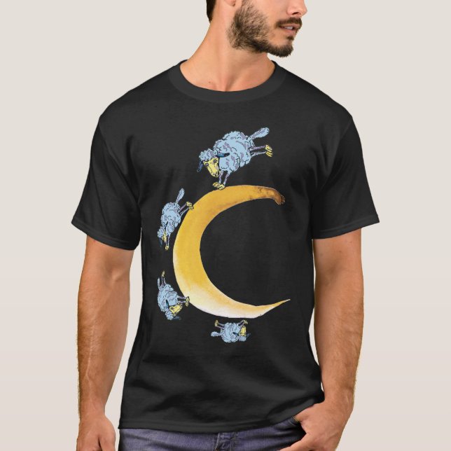 Camiseta Ovejas y luna (Anverso)