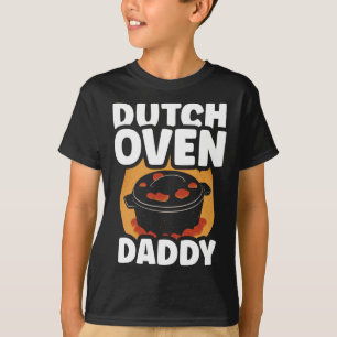 Camiseta Oven Daddy holandés Metalizado Iron Bbq Lover Dutc