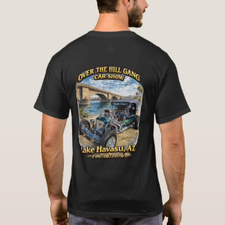 Camiseta Over The Hill Gang Car Club Lake Havasu AZ Hot Rod
