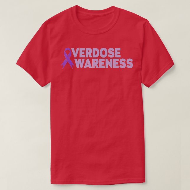 Camiseta Overdose Awareness Addiction Recovery  (Diseño del anverso)
