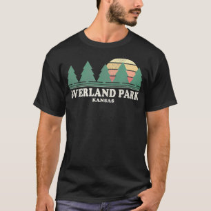 Camiseta Overland Park KS Vintage Throwback Tee Retro 70s D