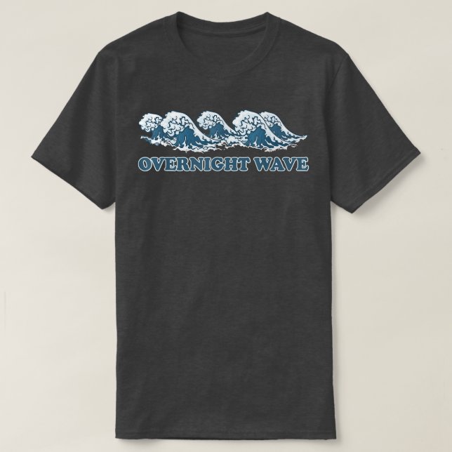 Camiseta Overnight Waves Japanese The Great Wave  (Diseño del anverso)