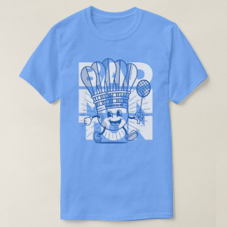 Camiseta OVERPRINT de la mascota Badminton
