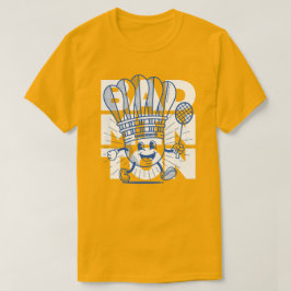 Camiseta OVERPRINT de la mascota Badminton