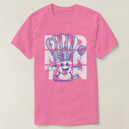 Camiseta OVERPRINT de la mascota Badminton