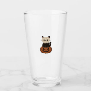 Camiseta oversize de gato y calabaza de Halloween