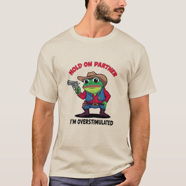 Camiseta Overstimulated Cowboy Frog (Anverso)