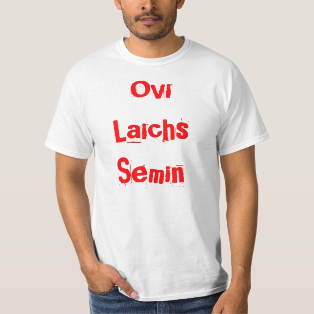Camiseta Ovi Laichs Semin (Anverso)