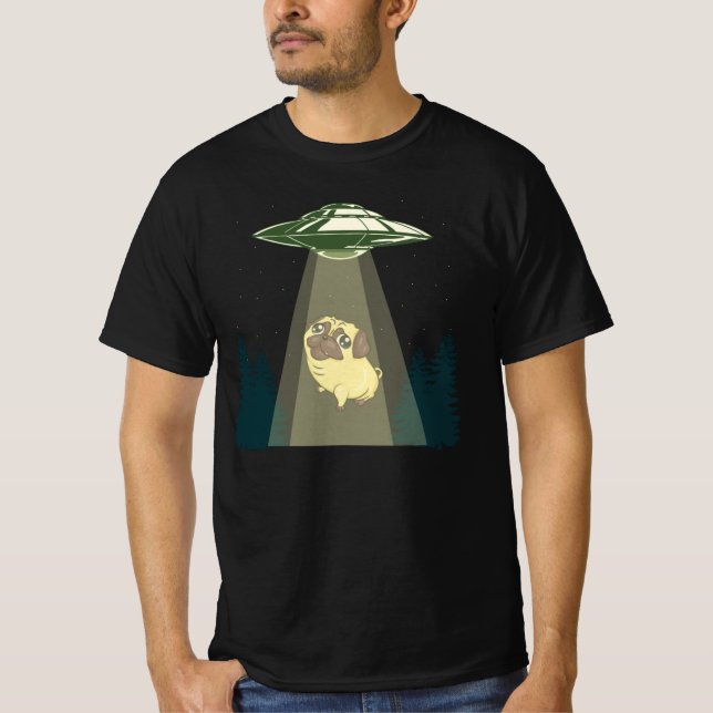 Camiseta OVNI alienígena y una pulga adorable para Anastaji (Anverso)