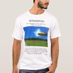Camiseta OVNI - Boceto compuesto de avistamiento del 23 de