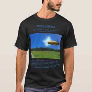 Camiseta OVNI - Boceto compuesto de avistamiento del 23 de