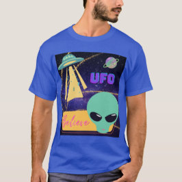 Camiseta ovni, cree extraterrestre