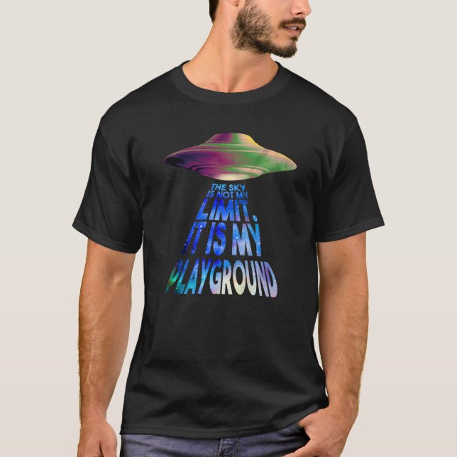 Camiseta OVNI de nave espacial alienígena 1 (Anverso)